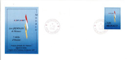 MONACO -- MONTE CARLO -- Entier Postal -- Enveloppe -- 700ème Anniversaire De La Dynastie Des Grimaldi - Càd 7.10.1996 - Entiers Postaux