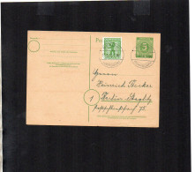 Berlin Brandenburg - Ortspostkarte Mit Mischfrankatur - Berlin Bohnsdorf - 17.9.46 - P2 (1ZKSBZ061) - Berlino & Brandenburgo