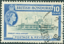 HONDURAS BRITANNICO, BRITISH HONDURAS, PAESAGGI, LANDSCAPE, 1953, FRANCOBOLLI USATI Scott:GB-BZ 149, Yt:GB-BZ 152 - Honduras Britannico (...-1970)