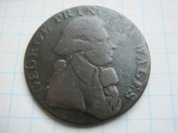 Great Britain Conder Token Middlesex 1/2 Penny 1795 Prince Of Wales - Monarquía/ Nobleza