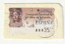 Espagne Spain España - Etiquetas Franqueo / ATM - Mary Most Holy Star - Mi AT32, Yt D27 - Machine Labels [ATM]