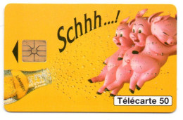 EN 1446 Cochon Pig Télécarte FRANCE 50 Unités 15 000 Ex Phonecard  (W 616) - 50 Unità  