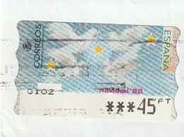 Espagne Spain España - Etiquetas Franqueo / ATM - Christmas '98 - Mi AT25 Yt D19C - Machine Labels [ATM]