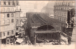 Paris , Travaux Du Chemin De Fer METROPOLITAIN (Unused) - Métro Parisien, Gares