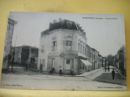 40 2781 INCONNU SUR DELCAMPE. VUE RARE CPA 1914 - 40 ROQUEFORT - AVENUE THIERS - ANIMATION. - Roquefort