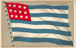 El Salvador - SAN SALVADOR - Bandera Nacional - Ed. H. Guggenheil & Co.  - El Salvador