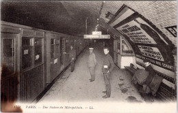 Paris  , Une Station Du Metropolitain (Unused) - Métro Parisien, Gares