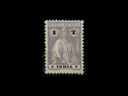 PORTUGUESE INDIA 1914 CERES STARS III-IV MH (NP#67-P28-L2) - Inde Portugaise