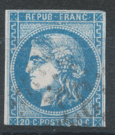 Lot N°81598   N°44-45 Ou 46, Oblitéré GC, Pli Horizontal - 1870 Emission De Bordeaux