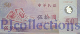 TAIWAN 50 YUAN 1999 PICK 1990 POLYMER UNC - Taiwan