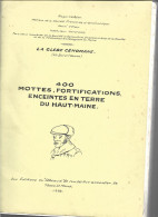 Dossier.LE GLEBE CENOMANE.400 MOTTES, FORTIFICATIONS,ENCEINTES PREHISTOIRE DU HAUT-MAINE. SARTHE 72. Roger VERDIER.1978. - Archéologie