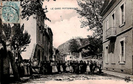 Anduze     30       Rue De La Gare. Sortie Des Ouvrières Des Filatures   (voir Scan) - Anduze