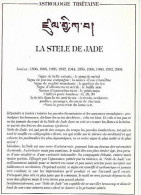 CPM La Stèle De Jade Astrologie Tibétaine - Astrología