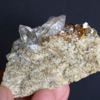 # U11 - Schöne Gruppe Von QUARZ Tessiner Kristallen (Val Bedretto, Schweiz) - Minerales