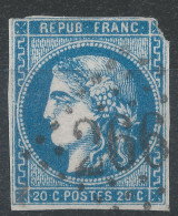 Lot N°81612   N°44-45 Ou 46, Oblitéré GC - 1870 Emission De Bordeaux