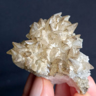 #U13 - Schöne Gruppe Von CALCIT Kristallen (Val Bedretto, Schweiz) - Mineralien
