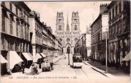 Orleans , Rue Jeanne D'Arc Et La Cathedrale (Tram) (Unused) - Orleans