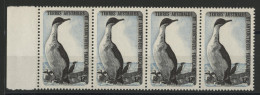 TAAF N° 14 Neufs ** (MNH) Cote 84 € Bande De Quatre Du 12 Fr  Cormoran TB - Unused Stamps