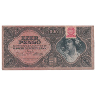 Billet, Hongrie, 1000 Pengö, 1945, 1945-07-15, KM:118b, TTB - Hungría