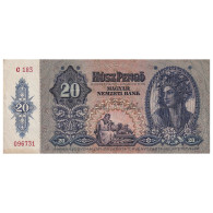 Billet, Hongrie, 20 Pengö, 1941, 1941-01-15, KM:109, TTB - Hungría