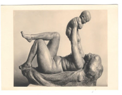 RPPC Sculpture Josef Mullner Mutter Und Kind Wien Austria Karl Kuhne 4X6 Art Postcard - Sculture