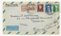 3844  Carta Aérea Certificada Brasil 1961. - Storia Postale