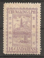 China Chine Local Chungking 1894  MH - Nuevos