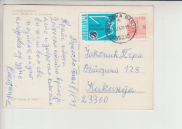 Yugoslavia Red Cross Solidarity Week On Postcard Vrnjacka Banja (me006) - Wohlfahrtsmarken