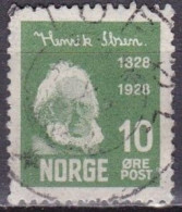 NO015A – NORVEGE - NORWAY – 1928 – HENRIK IBSEN – SG # 200 USED 4,50 € - Gebraucht