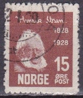 NO015B – NORVEGE - NORWAY – 1928 – HENRIK IBSEN – SG # 201 USED 5,25 € - Gebraucht