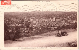 Villefranche De Rouergue , Vue Panoramique  (sent 1951) - Villefranche De Rouergue