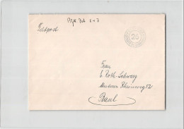 AG2110 01  HELVETIA FELDPOST 27 TO BASEL - Postmarks