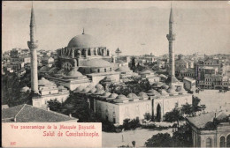 ! Alte Ansichtskarte Salut De Constantinople, Mosquee Bayazid, Türkei, British Post Office, Danzig - Turkey