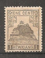 China Chine Local Kewkiang 1894  MH - Nuevos