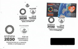SPAIN. POSTMARK. AGENDA 2030. FOR SUSTAINABLE DEVELOPMENT. 2019 - Other & Unclassified