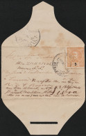 Cover - To Rua De S. Roque, Lisboa -|- Postmark - AMBULÃNCIA. 1906 - Briefe U. Dokumente