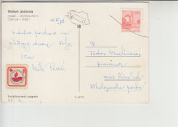 Yugoslavia Tuberculosis Solidarity Week On Postcard Porec Červar Porat (me011) TBC Tuberkulose Tuberculose Red Cross - Charity Issues