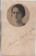 Recorte Con Autografo De María Torres Frías - 6007 - Famous People