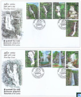 Sri Lanka Stamps 2024, Waterfalls, FDC - Sri Lanka (Ceylan) (1948-...)