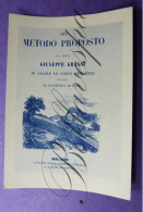 Museo FERROVIARIO Cimeli . Frontespizio Di Un Volume Su Una Ferrovia A Cremagliera Anno 1857 Locomotiva Grassi  G. - Eisenbahnen