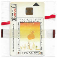 Spain - Telefonica - Expo Sevilla '92 - A. Gonzalez - CP-006 - With FMT Logo, 04.1992, 2.000PTA, 30.000ex, NSB - Herdenkingsreclame