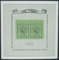 Svizzera - 1943 - Esposizione Filatelica GEPH - UNI BF10 - SW 417 - Unused Stamps