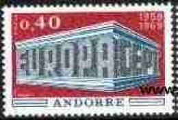 Europa CEPT Andorre Français YV 184 1969 MNH Cote 18 Euros - 1969