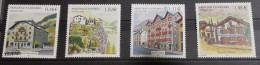 Andorra (French Post) 2002-2005, Hotels, MNH Stamps Set - Ungebraucht