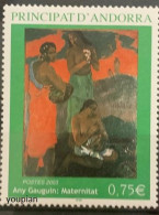 Andorra (French Post) 2003, 100th Anniversary Of The Death Of Paul Gauguin, MNH Single Stamp - Nuevos