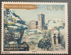 Andorra (French Post) 2009, Maurice Utrillo - Patinting, MNH Single Stamp - Nuevos