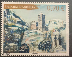 Andorra (French Post) 2009, Maurice Utrillo - Patinting, MNH Single Stamp - Ungebraucht