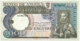 Angola - 1000 Escudos - 10.6.1973 - Pick: 108 - Serie AS - Luiz De Camões - PORTUGAL - 1.000 - Angola