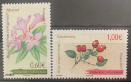 Andorra (French Post) 2011, Flower And Berry, MNH Stamps Set - Neufs