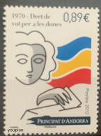 Andorra (French Post) 2012, 42rd Anniversary Of Voting Right For Women, MNH Single Stamp - Neufs